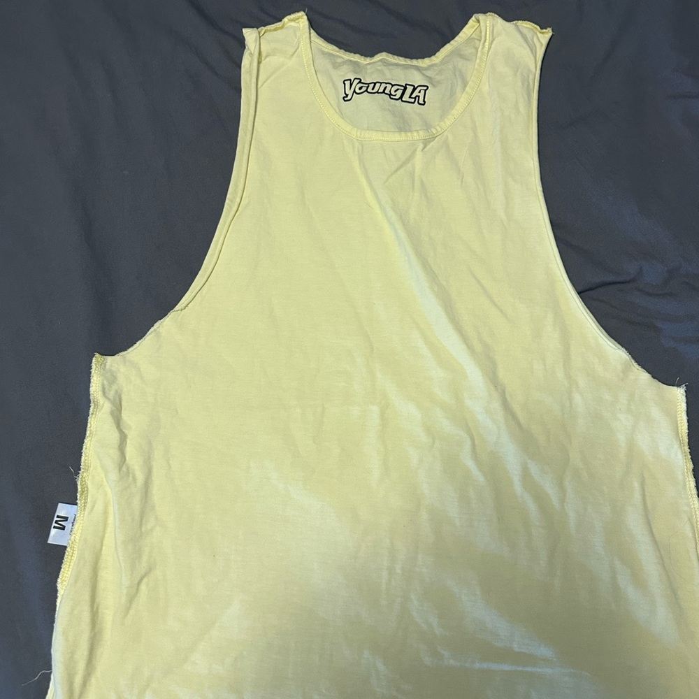 YoungLA Yellow Athletic Tank Top